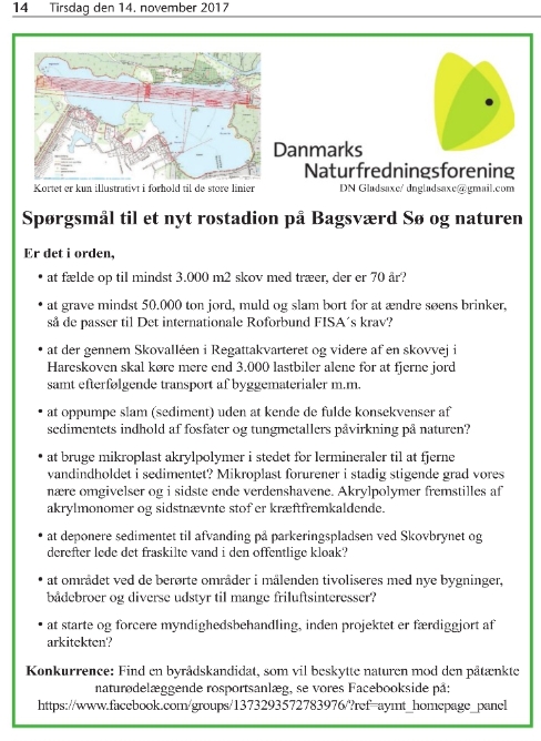 DN Gladsaxe spørger byrådskandidaterne om naturødelæggelserne ved Bagsværd Sø
